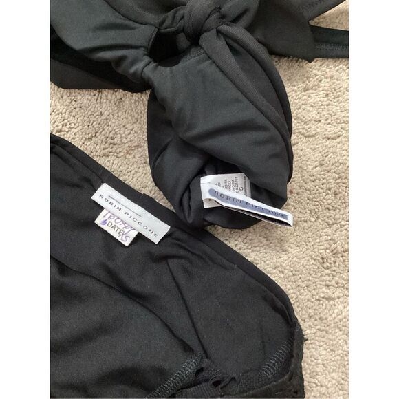 New. Robin Piccone black lace bikini. Retails $189 - Picture 8 of 8